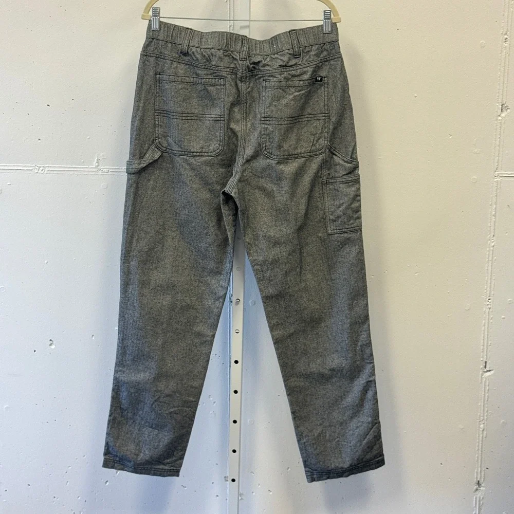 Houston White Adult Relaxed Chino Pants Midweight Cotton Herringbone Pattern Med